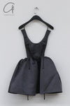 SHUSHUTONG open back dress aw21dr07 gray